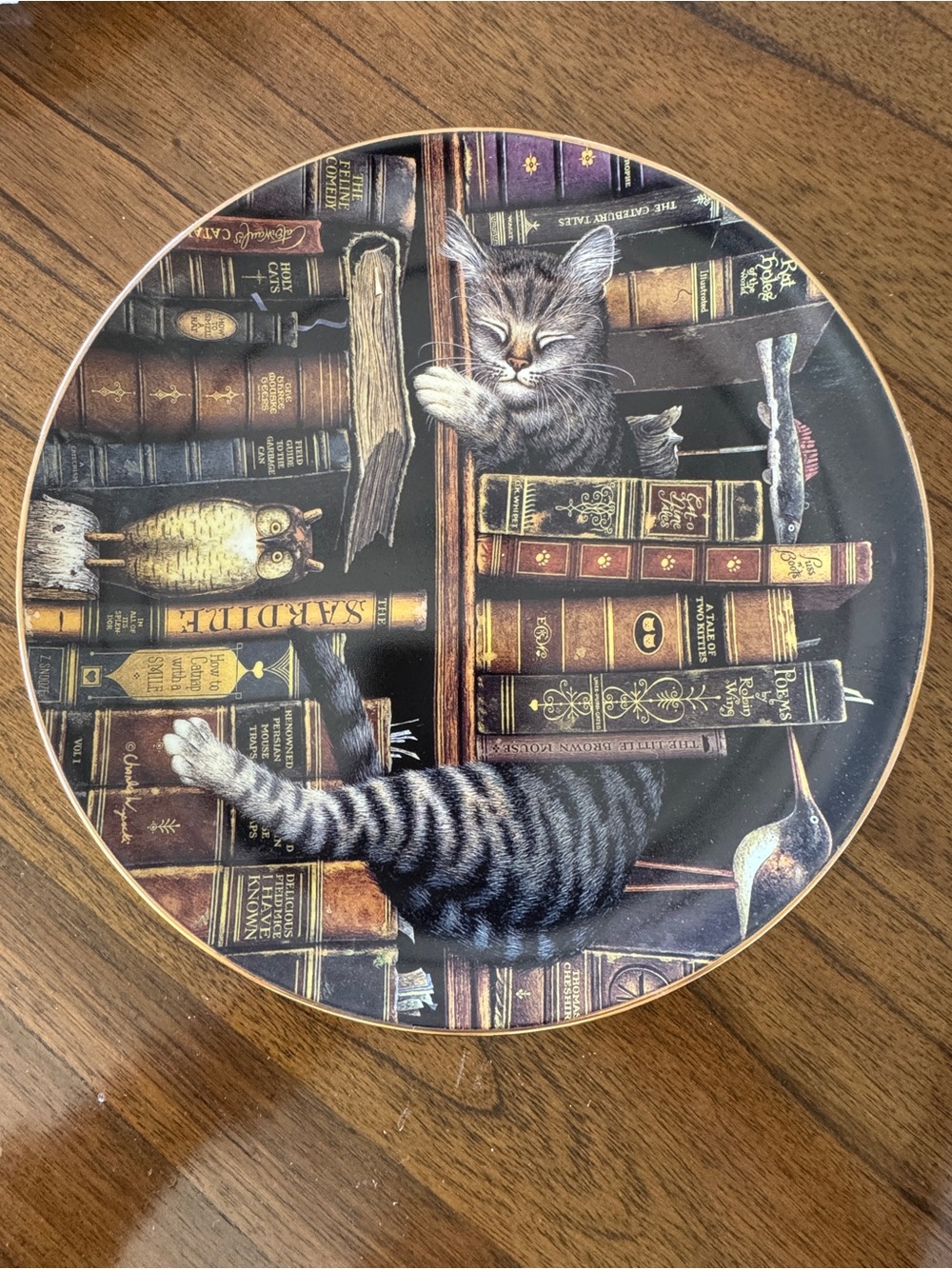 Charles Wysocki “Frederick the Literate” Collector Plate – Bradford Exchange